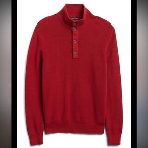 Banana republic boat neck Italian yarn waffle knit sweater maroon size XL